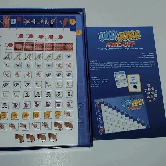 Dad Joke Face-Off Party Game 600 Jokes - Picture 6 of 9